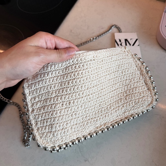 Clutch / bag with pearls - Picture 1 of 3